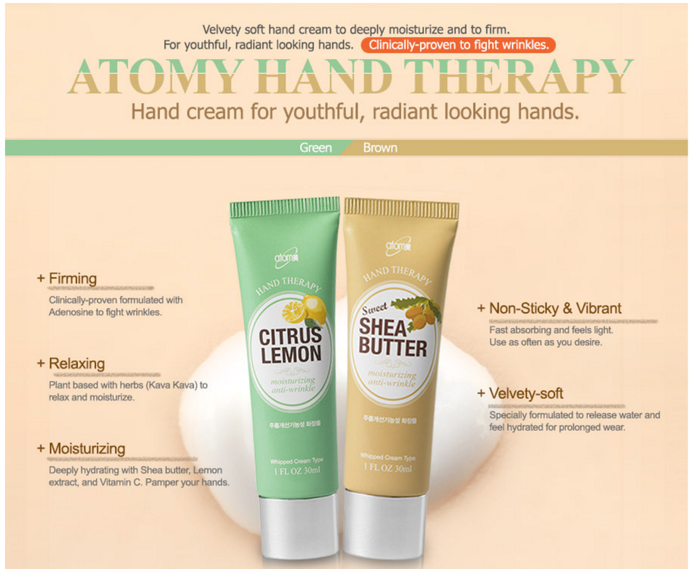 Atomy Hand Therapy Set.